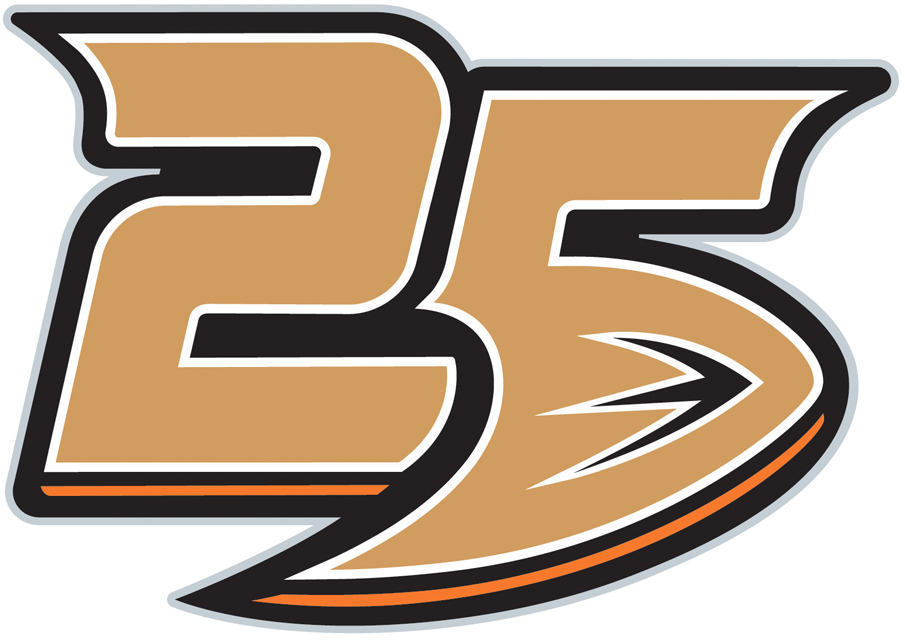 Anaheim Ducks 2019 Anniversary Logo t shirts DIY iron ons